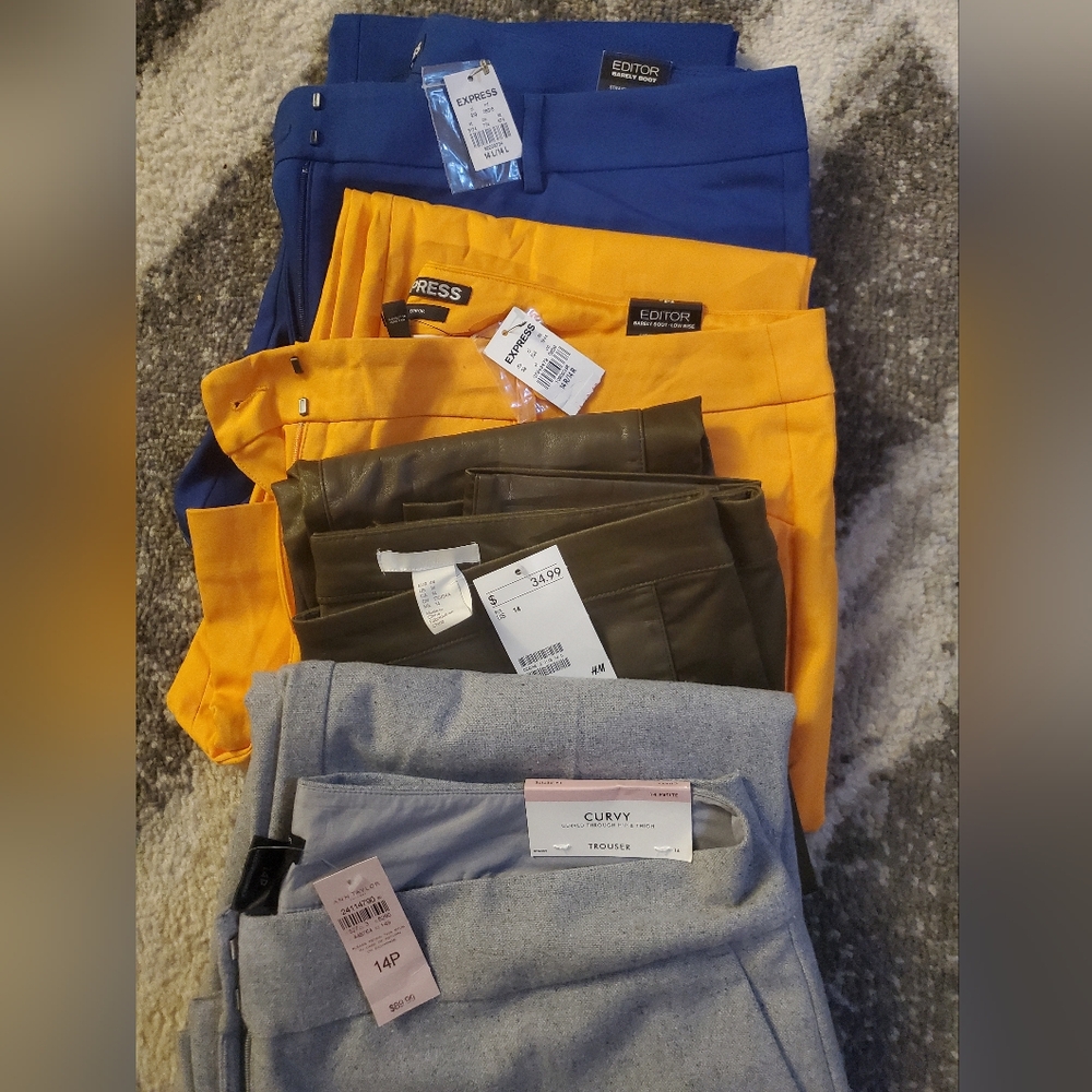 NWT EXPRESS and Other Pants size 14 *Bundle*